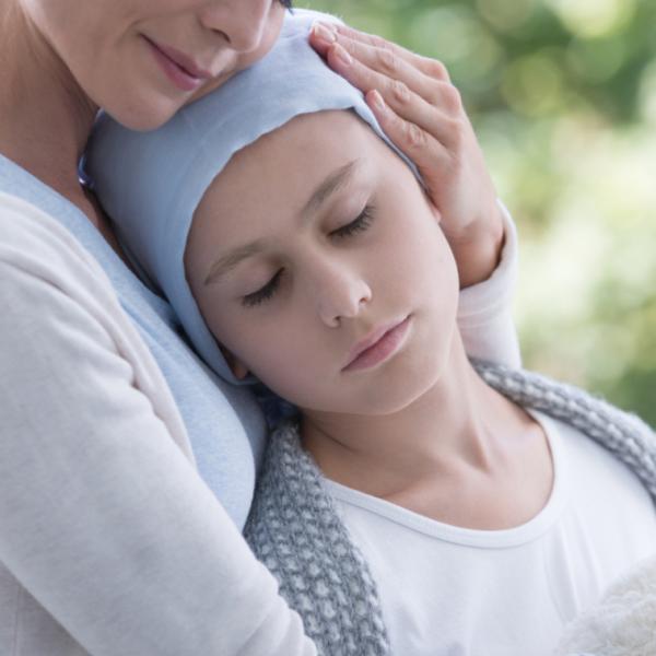 Child cancer patient